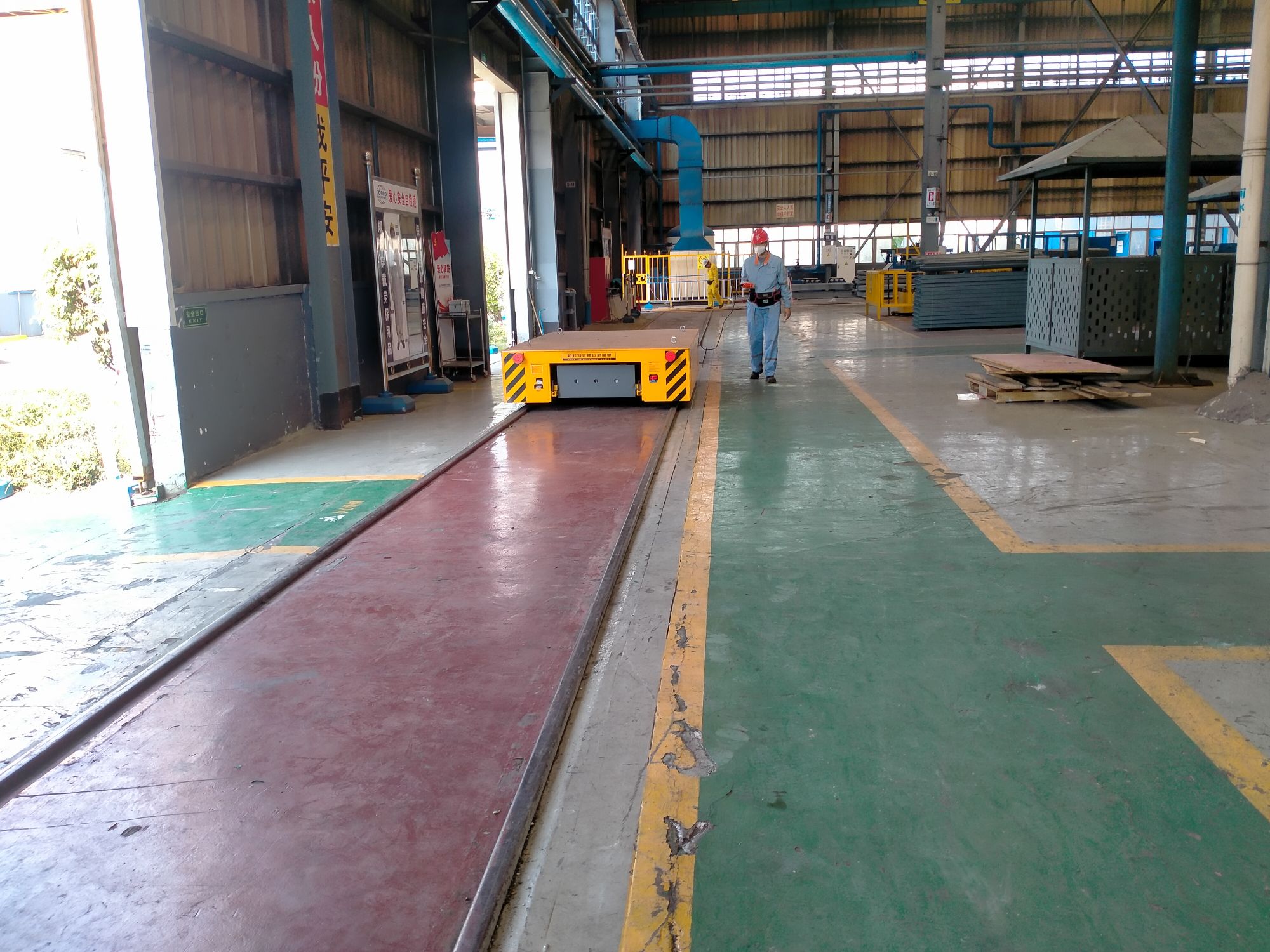 無軌搬電動平車