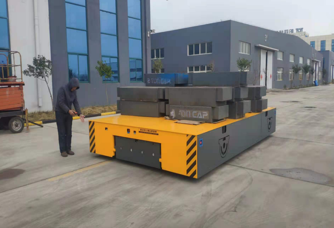 AGV智能電動平車實物圖