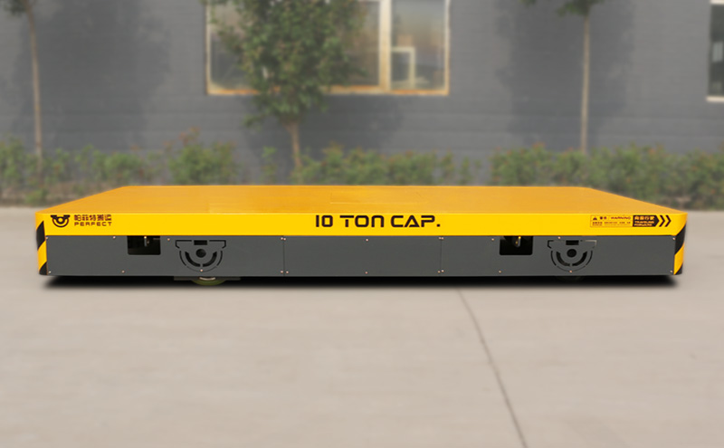 工廠蓄電池電動平板車案例圖